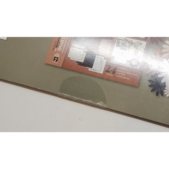 Paper Pizazz Floral Backgrounds Pad Acid Free 12x12 Matching Tags 24 Pack HOTP - Picture 10 of 11